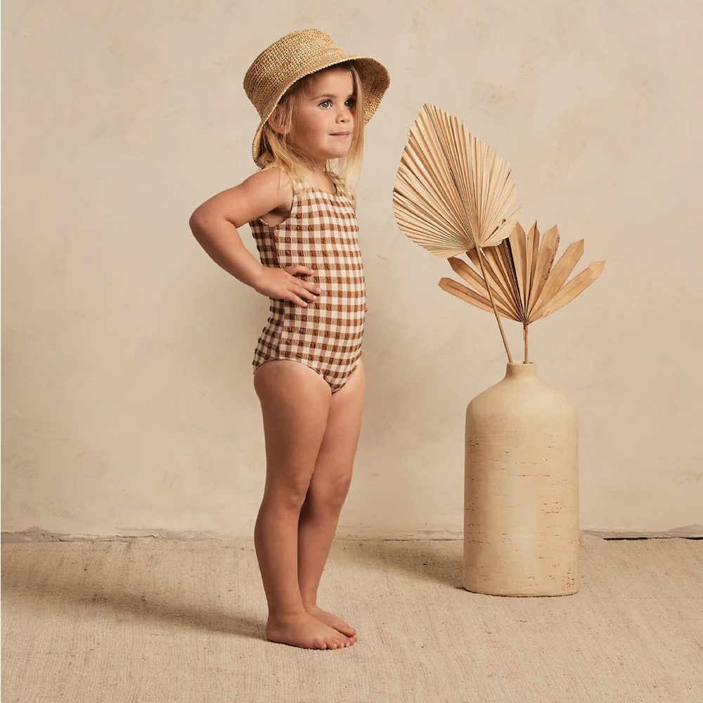 •SOLD• Rylee + Cru Summer Plaid One piece 4-5t